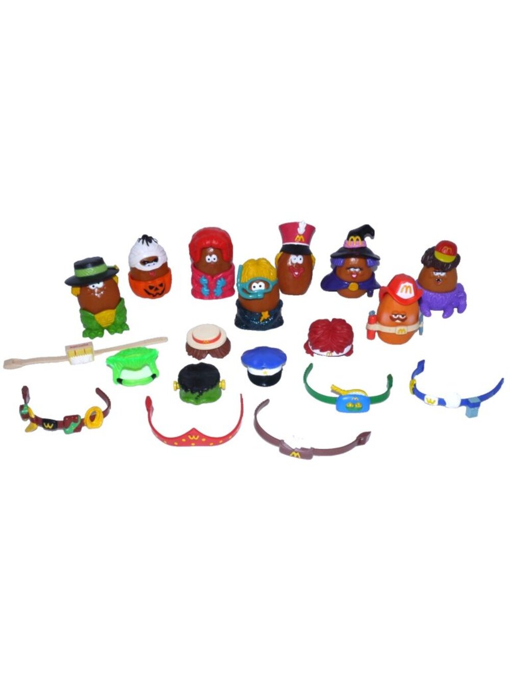 Vintage McDonald's McNugget assorted figures & accessories 1980-1990's McDonalds